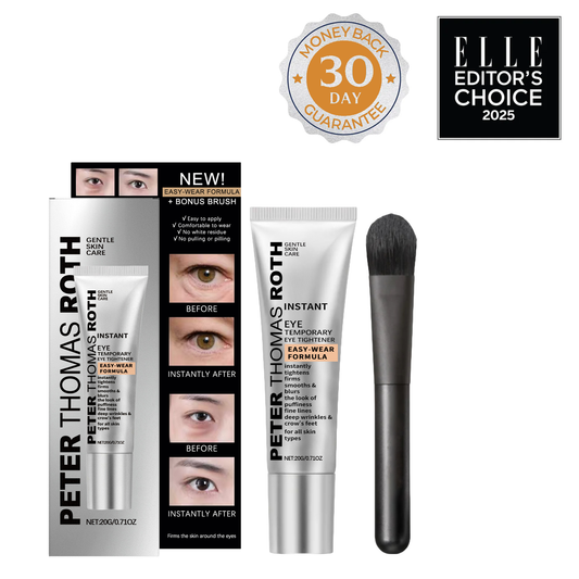 Instant Eye Firming Serum - Instantly Visibly Reduces Under-Eye Bags, Wrinkles, Dark Circles, Fine Lines, and Crow's Feet. Anti-Aging and Anti-Wrinkle Treatment for Full Face Size Tube.