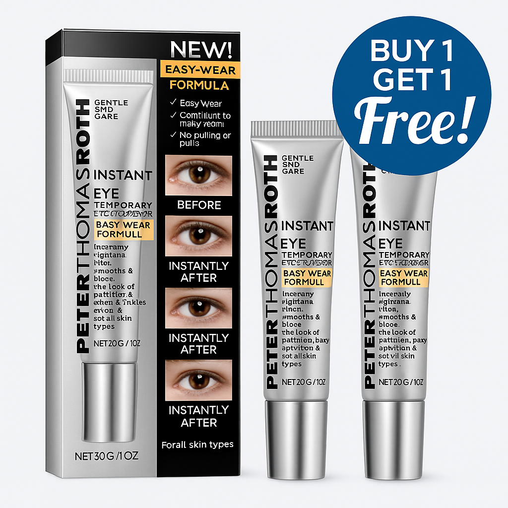 Instant Eye Firming Serum - Instantly Visibly Reduces Under-Eye Bags, Wrinkles, Dark Circles, Fine Lines, and Crow's Feet. Anti-Aging and Anti-Wrinkle Treatment for Full Face Size Tube.