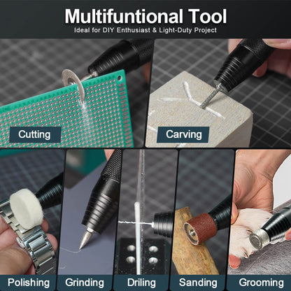 UNIOO Cordless Rotary Tool – 30,000 RPM, 6-Speed, Aluminum, Twist-Lock