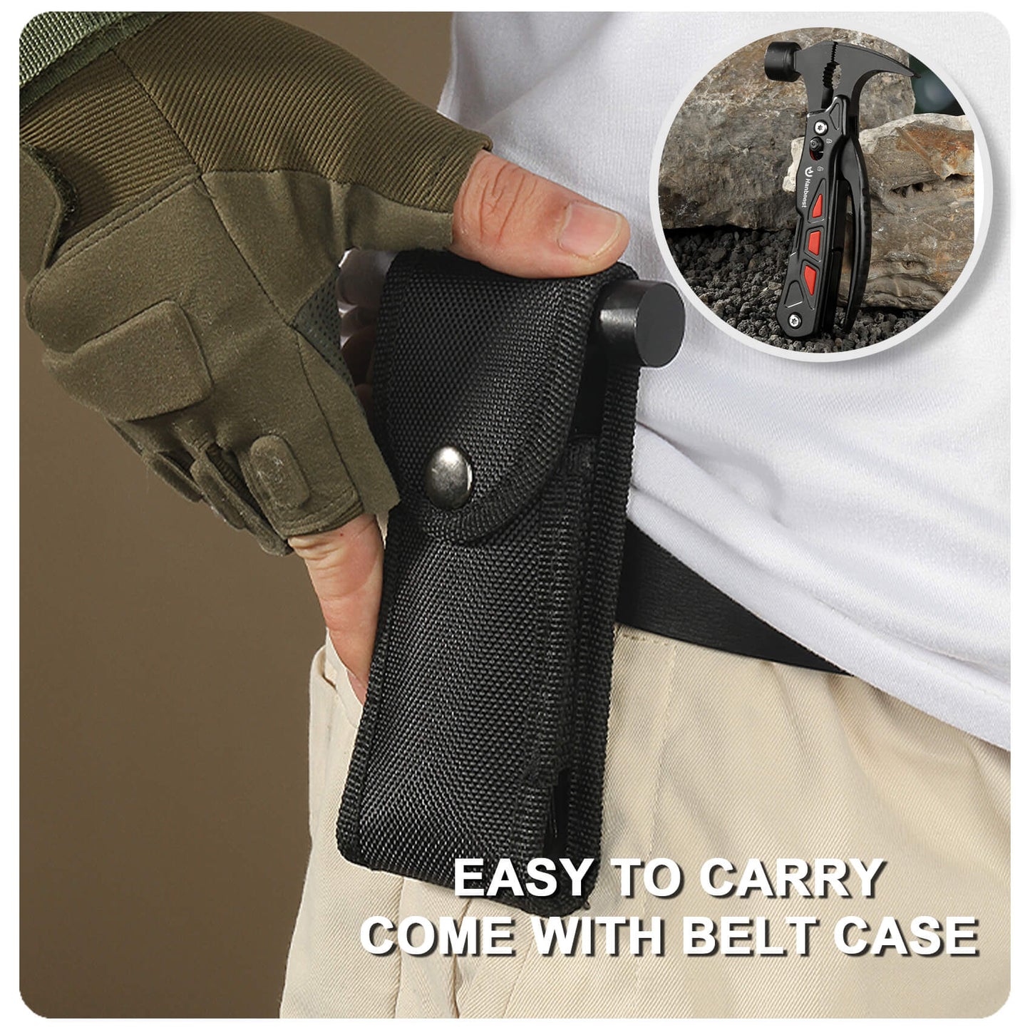 UNIO H1 Multi Tool Hammer 12 in 1  with Safety Lock