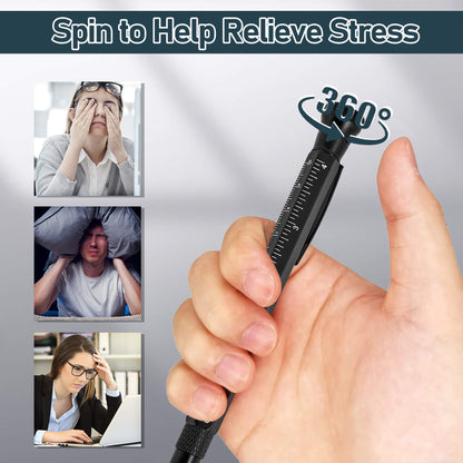 UNIOO 11 In 1 Multi-Tool EDC Pen with Ruler, Level, Bottle Opener for Handyman