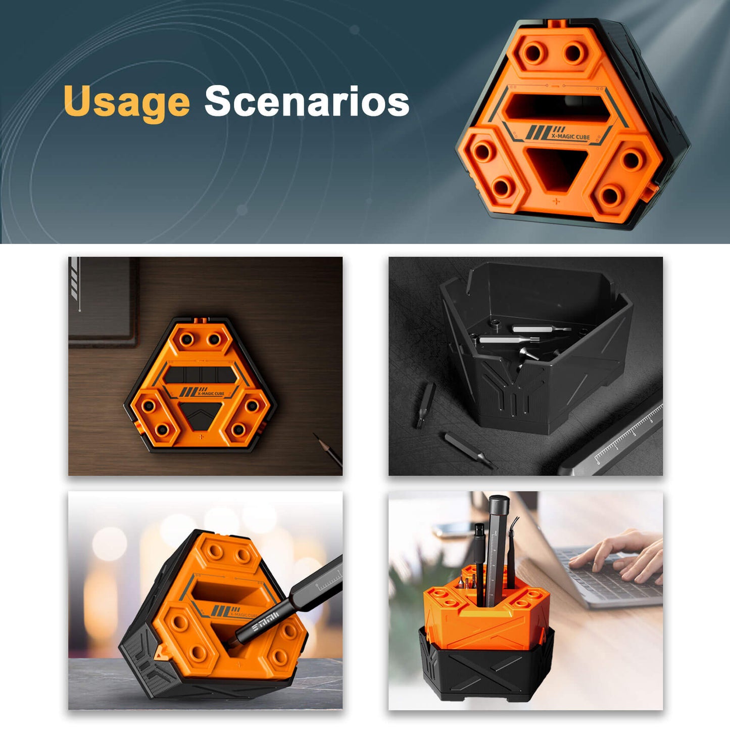 UNIOO X1 Cube-shaped Screwdriver Magnetizer
